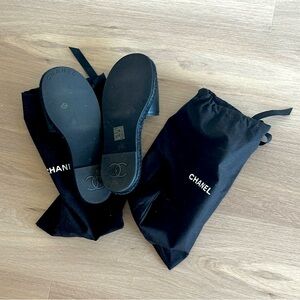 CC 2026 Pearl Heel Sandals 70 Lambskin Double C Logo main image 1